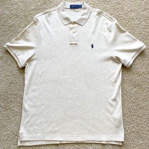 Men’s LG Cream Polo Shirt